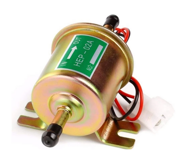 Pompa de combustibil si lichide cu mufa de furtun la capete, 12V (CALITATE INALTA)