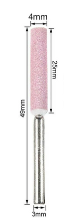 Set 10x Pile piatra, stifturi pentru ascutitor electric de lant drujba, ∅4mm-2