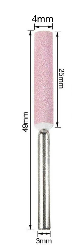 Set 10x Pile piatra, stifturi pentru ascutitor electric de lant drujba, ∅4mm