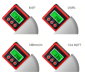 Clinometru digital cu magneti (masurare inclinatie/ unghi inclinatie) - 0