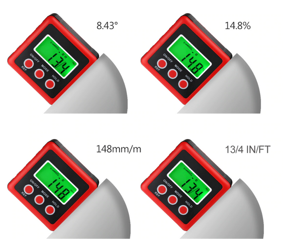 Clinometru digital cu magneti (masurare inclinatie/ unghi inclinatie)