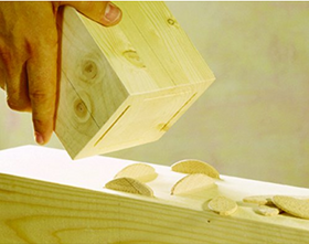 SET 50X BISCUITI (PLACUTE) IMBINARI LEMN IMBINARE TIP 0 10-12mm WOLFCRAFT 2921000 - 0