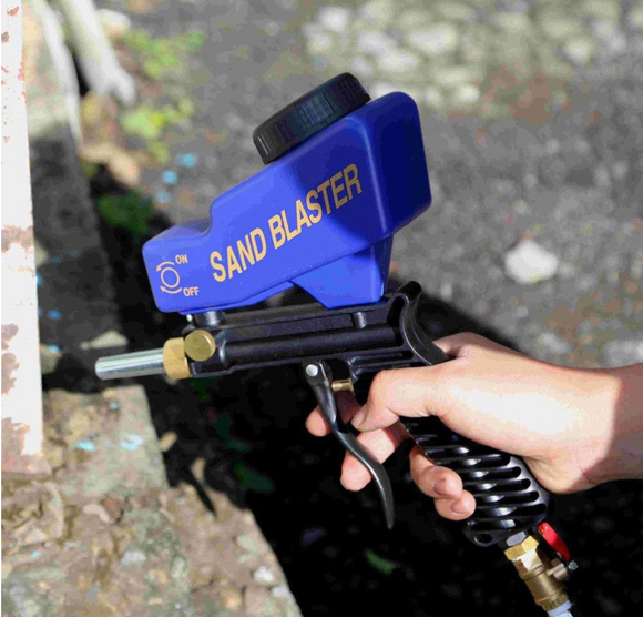 Pistol, aparat de sablat pentru compresor, pt curatare vopsea si rugina