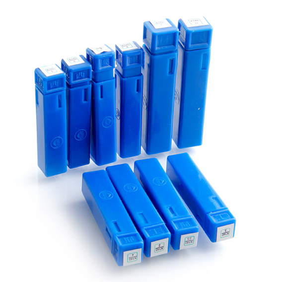 Set 10X freze cilindro-frontale pentru metal, HSS 2 - 12 MM