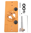 Kit, set profesional, complet, pentru montat balamale, fitinguri mobila-2