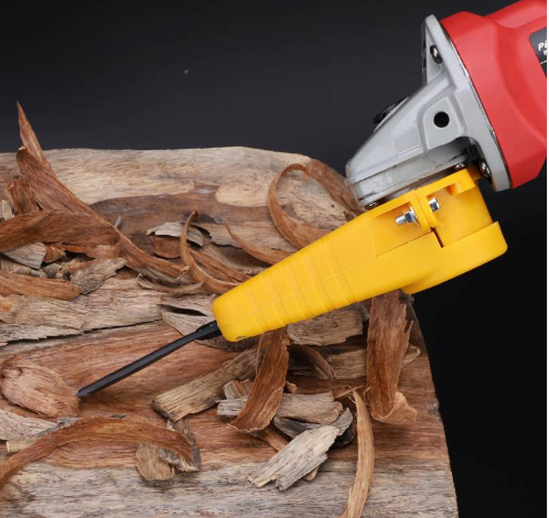 Adaptor cu doua dalti pentru flex, polizor unghiular, pentru sculptat lemn (dalta electrica)