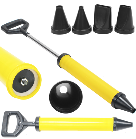 Dispozitiv, dispenser, pistol umplut rosturi, rostuit piatra, aplicat mortar, chit, tencuiala - 0