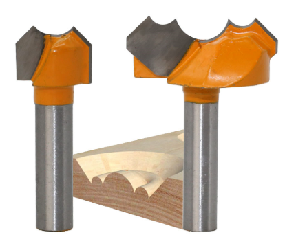 Set 2x freze cu cercuri duble pt lemn, model Dragon Ball 8MM