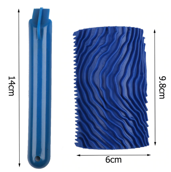 Forma Semirotunda Din Cauciuc Cu Imprimeu/Model de Lemn