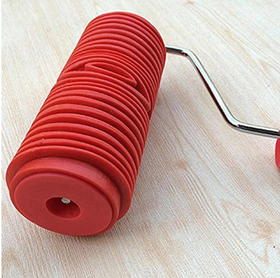 Rulou, trafalet din Cauciuc Cu Forma/ Imprimeu de Lemn - 0