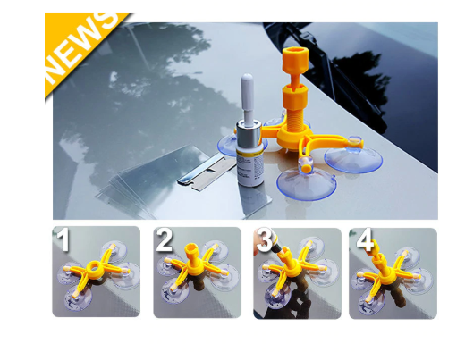 Kit Pentru Reparat Rapid Parbriz/Geam