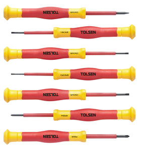 Set de 7 surubelnite de precizie izolate, VDEline PREMIUM Tolsen
