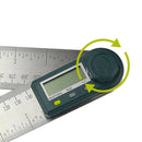 Echer reglabil digital, 2-in-1, 200mm, otel inodixabil (instrument masurat unghiuri)-2