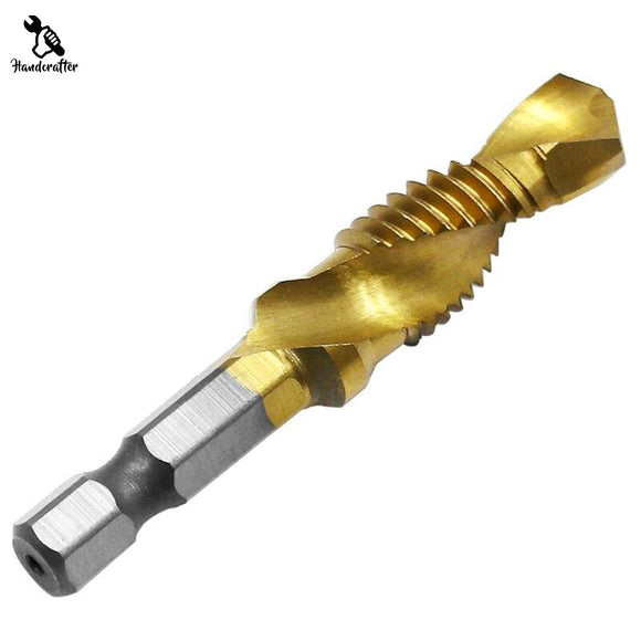 Set 6x Burghie cu Tarod, Filiera, Prindere bit, hexagonala, M3-M10