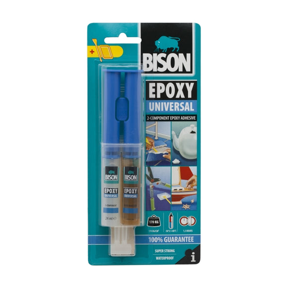 Adeziv universal tip epoxid din doua componente 24ml BISON