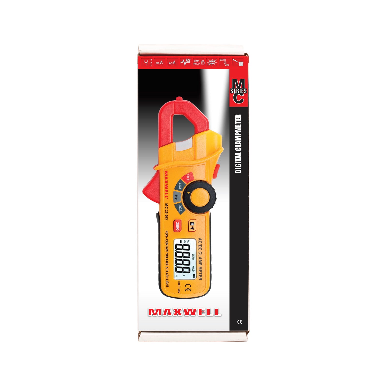 Clampmetru cu multimetru Maxwell