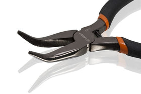 Cleste cu cioc curbat, maner cauciucat, 135 mm - 0