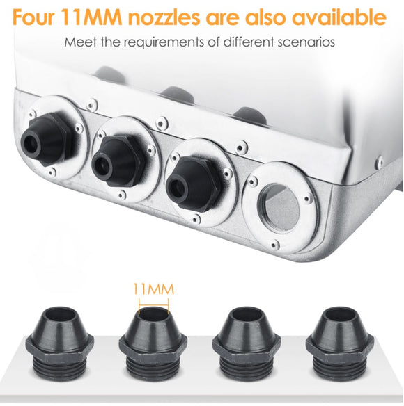 Dispozitiv De Tencuit cu Duze si Capac Desupra, Pt. Mortar, Glet, Cu Aer Comprimat