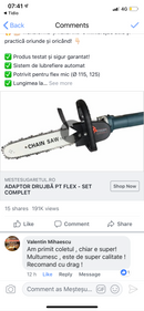 Adaptor tip drujba complet, PT. FLEX (115, 125 mm) CU AUTOLUBREFIERE-8