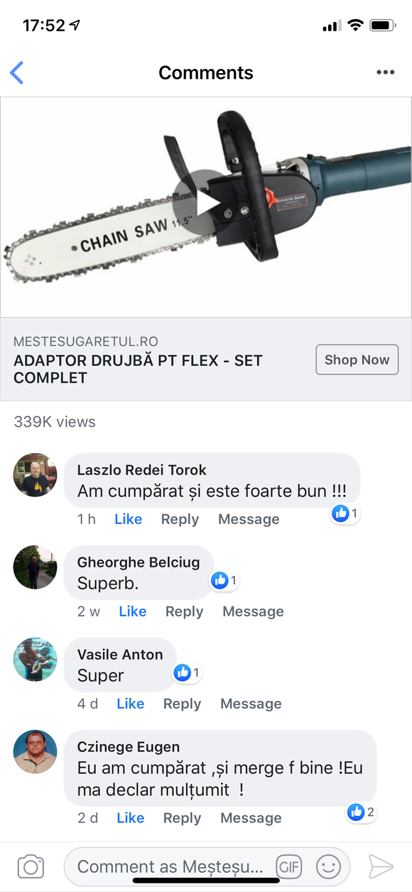 Adaptor tip drujba complet, PT. FLEX (115, 125 mm) CU AUTOLUBREFIERE