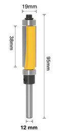 Freza copiere cu doi rulmenti, parte activa 38mm, coada 12 mm-2