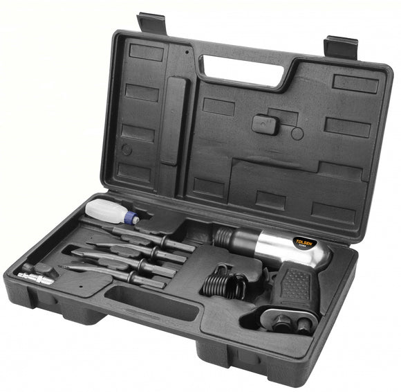 Ciocan cu aer comprimat, pneumatic, 9 piese, AirXT Tolsen