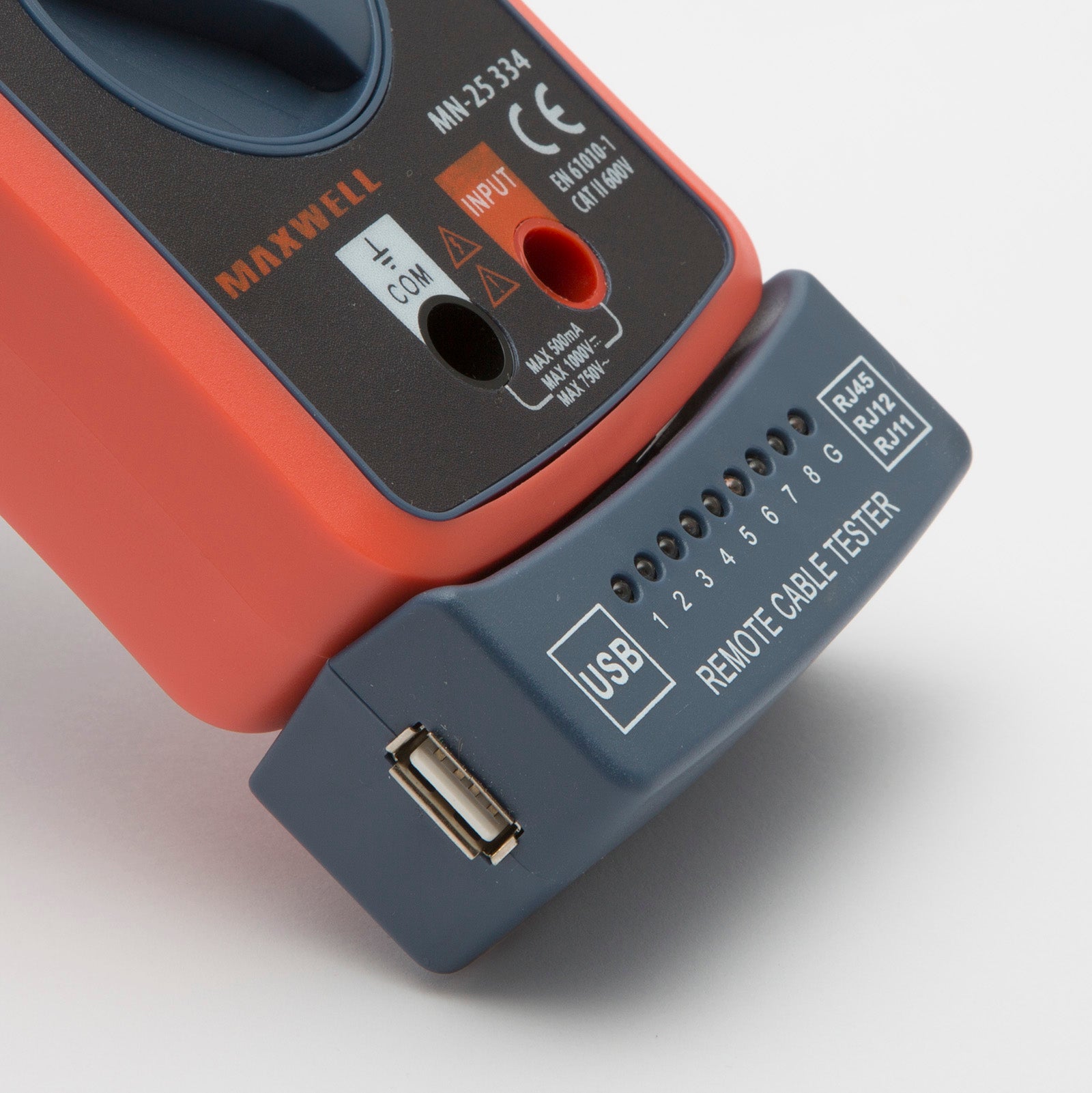 Multimetru digital automat, cu tester cablu, Maxwell