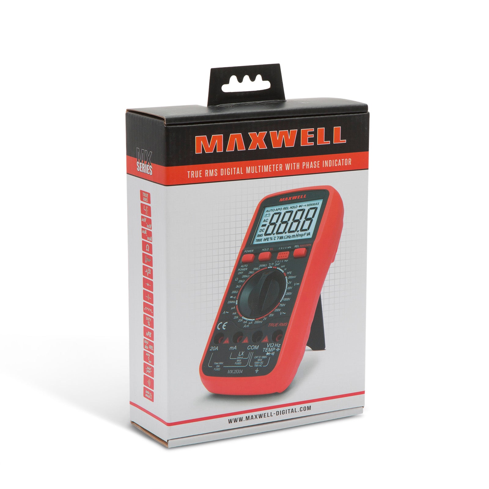 Multimetru digital - masurare inductie, True RMS Maxwell