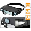 Lupa de lucru cu banderola de cap si iluminare LED-2