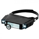 Lupa de lucru cu banderola de cap si iluminare LED-1